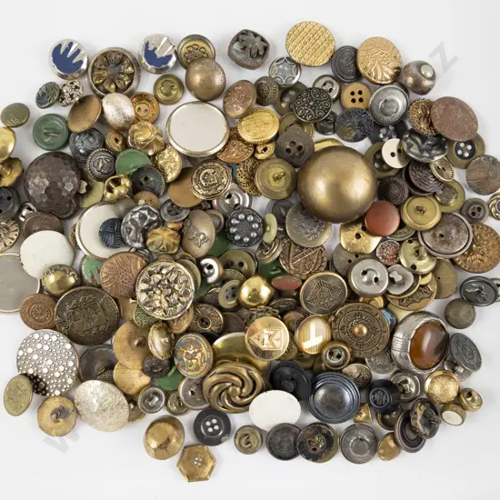 Collection Gilt Metal Buttons