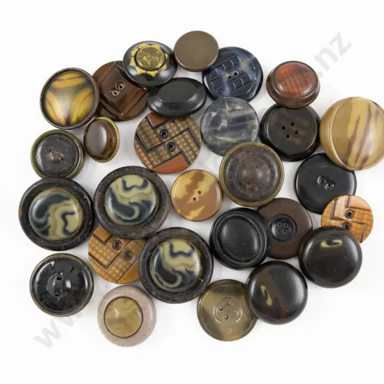 Collection Vintage Large Celluloid Buttons