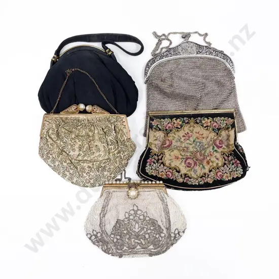 Collection Five Vintage Evening Purses
