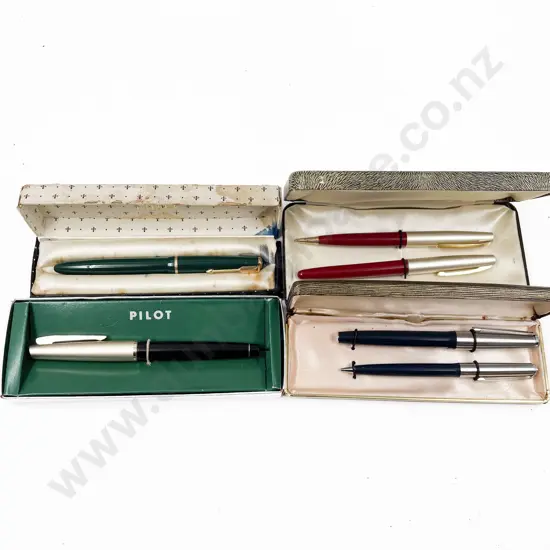 Original Boxed Fountain Pen and Pencil Sets