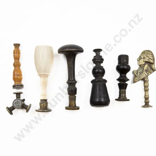 Collection Seven Victorian Small Seals