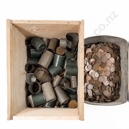 Large Qty Pre and Post Decimal Mainly NZ Copper Coinage
