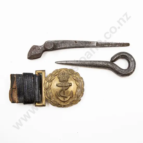 WWII Royal Navy Belt Buckle
