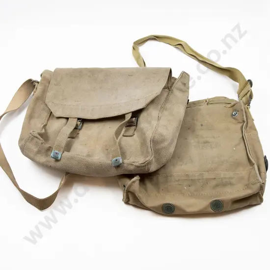 Two WWII Military Issue Rack Sacks