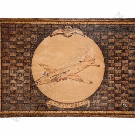 NZ Poker Worked Tray '104 Squadron 104'