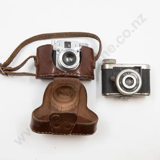 Snappy and Petie Miniature Cameras