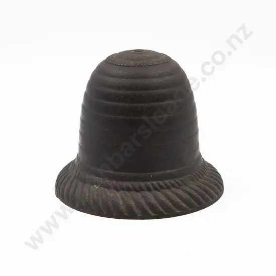 Late C19th Cast Iron String Holder of bee hive form