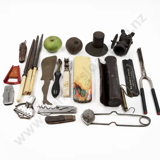 Collection of Vintage Kitchen and Other Implements