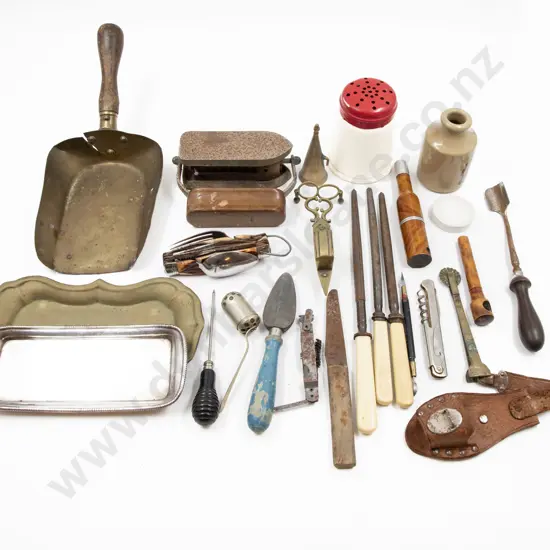 Collection of Vintage Kitchenware Implements