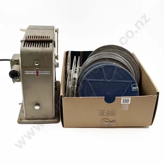 Mamiya Movie Projector together with Movie Film Reels incl. Disney