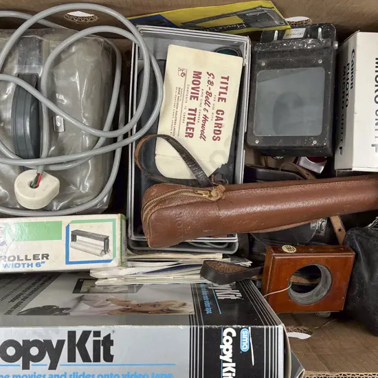 Collection of Camera Equipment Incl. Movie Editor