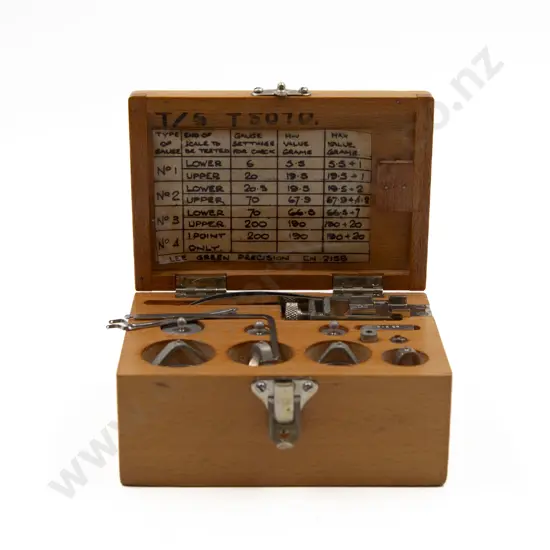 Boxed Set Lee Green Precision Weights