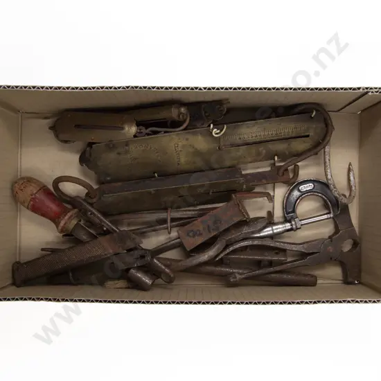 Collection of Balance Weights and Various Tools