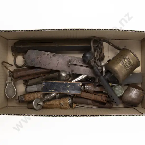 Collection of Balance Weights and Various Tools