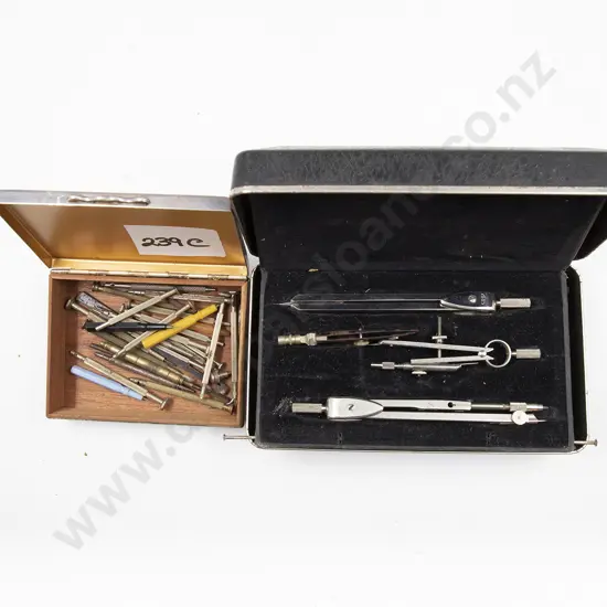 Collection Drawing Instrument and Watch Makers Screwdrivers