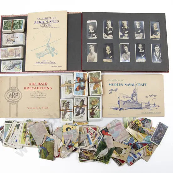 Quantity of Cigarette Cards Incl. Part Set of All Blacks