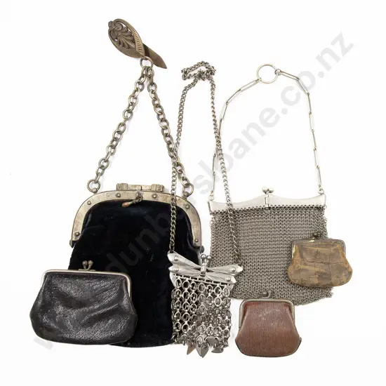 Collection Six Victorian and Early C20th Purses