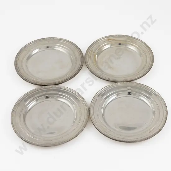 Set Of 4 Small S/S Plates