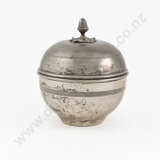 Circa 1940/41 Egyptian Silver Bowl & Cover