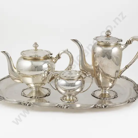 4 Piece Peruvian S/S Tea & Coffee Set