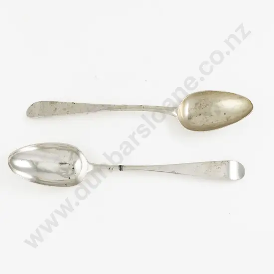 Pair Of Geo III Irish S/S Tablespoons