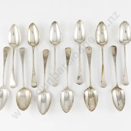 Set Of 12 Geo III S/S Dessert Spoons