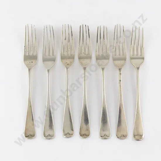 Set Of 7 Vict S/S Dessert Forks