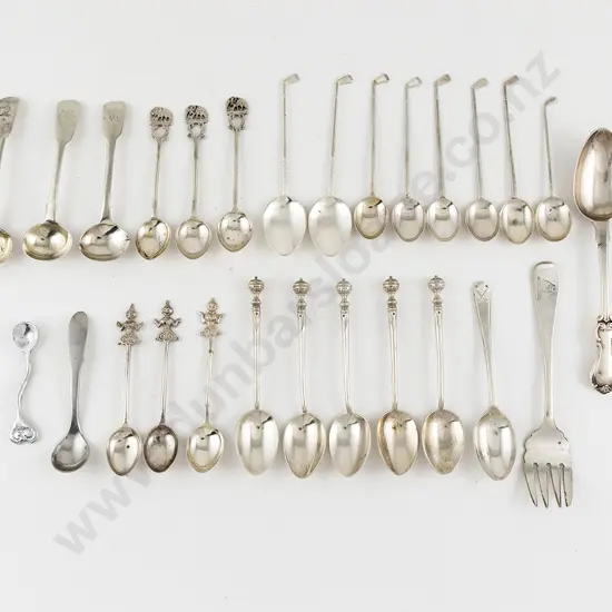 Collection Of Assorted S/S Spoons (25)