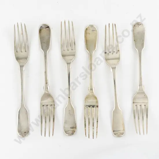 Composed Set Of 6 S/S Dessert Forks