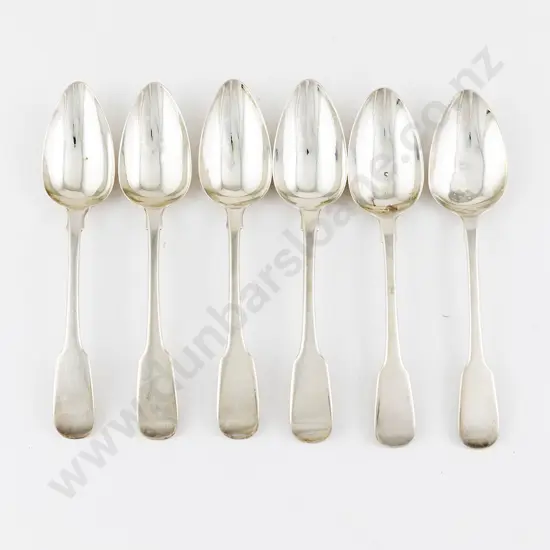 Set Of 6 Geo IV S/S Dessert Spoons