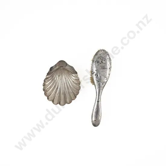 S/S Scallop Butter Dish
