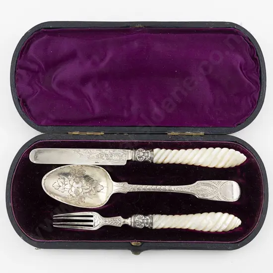 Composed S/S 3 Piece Christening Set