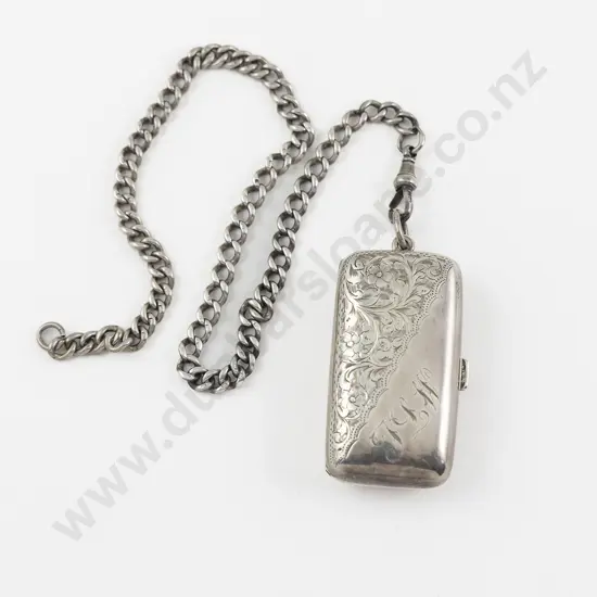 Geo V S/S Two Division Sovereign Case & Chain