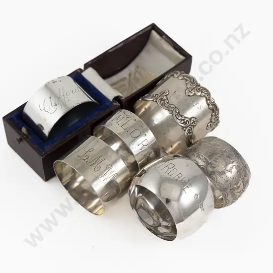 3 NZ S/S Circular Napkin Rings