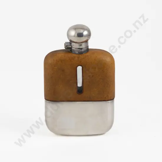 S/S Lidded Hip Flask