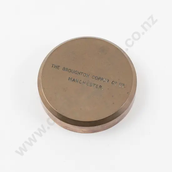 Heavy Copper Desk Weight By The Broughton Copper Co Ltd Manchester