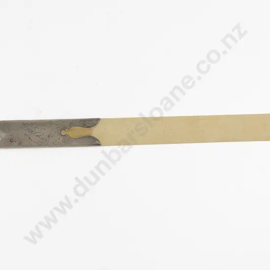 Victorian S/S Mounted Ivory Page Turner