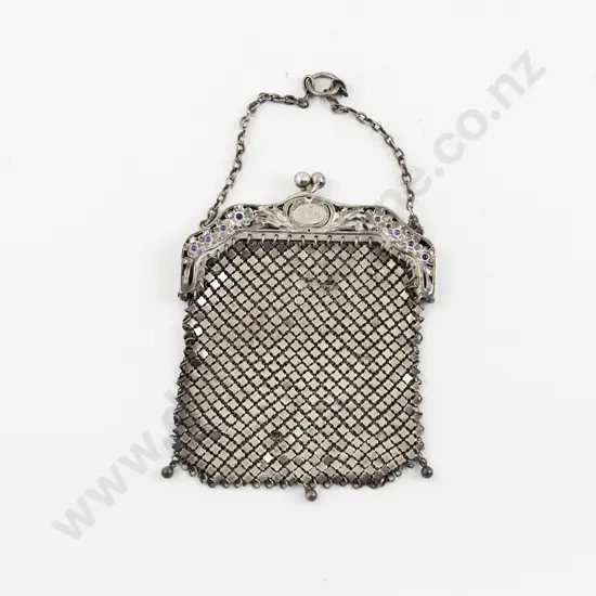 .935 Silver Mesh Coin Purse