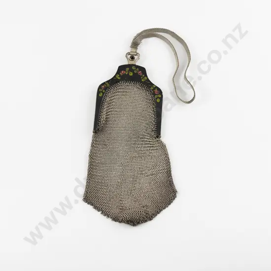 Art Deco Steel Mesh Purse