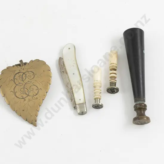 Victorian Slate Handled Seal