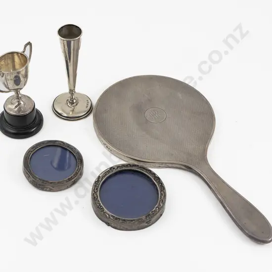 Late Vict S/S Specimen Vase