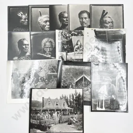 13 Māori Subject B/W Photographic Prints