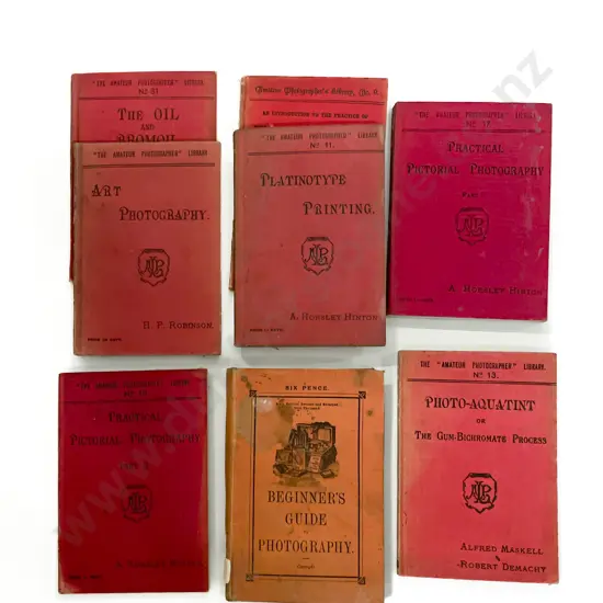 Eight Vintage Practical Pictorial Photography Books