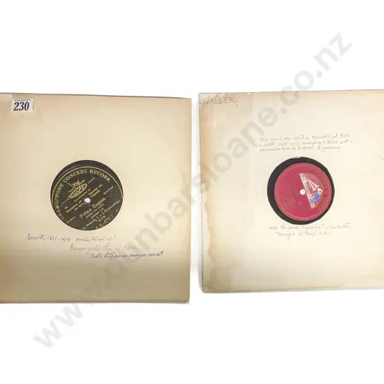 Four Gramophone Records