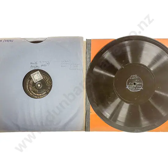 One Sided Gramophone Record circa 21 December 1921 Wings of Song Miss Rosina Buckman