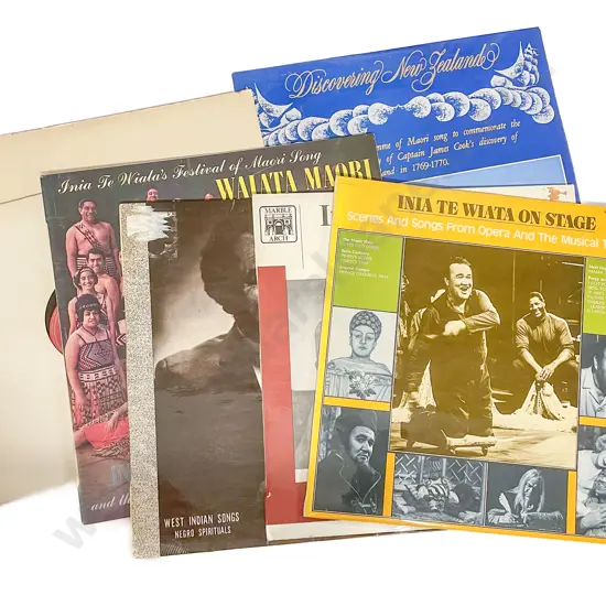 Seven Phonograph & LP Maori Selection Recordings