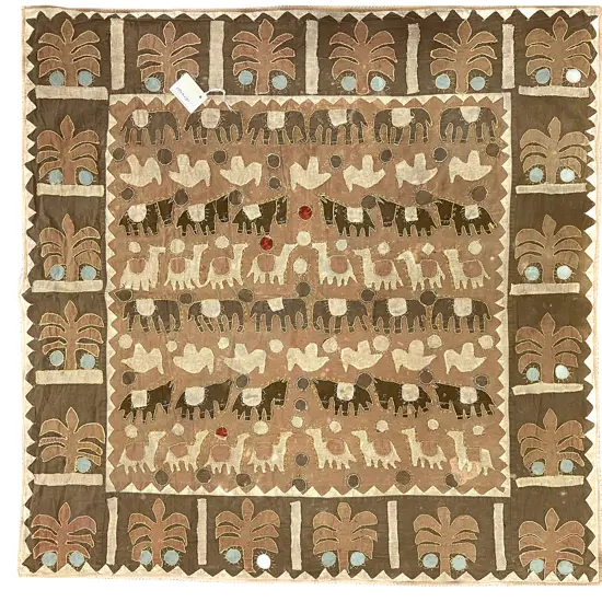 Probable South African Quilted Table Cover