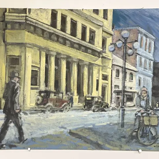 William Main (1934 - 2023) - Old Wellington (unframed)