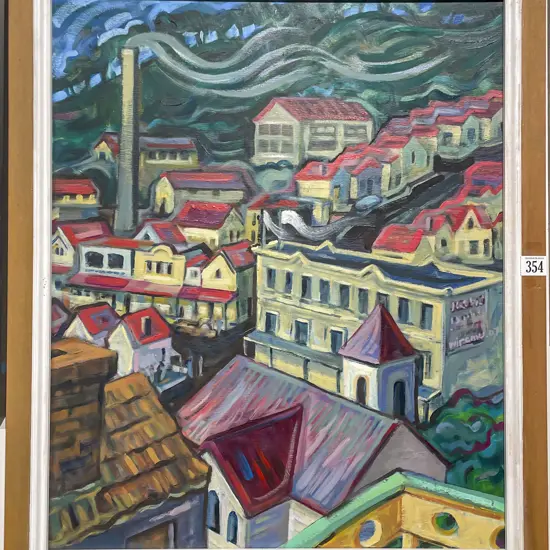 William Main (1934 - 2023) - Wellington Street Scene