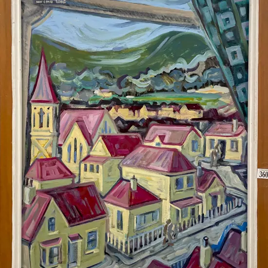 William Main (1934 - 2023) - View Through A Window